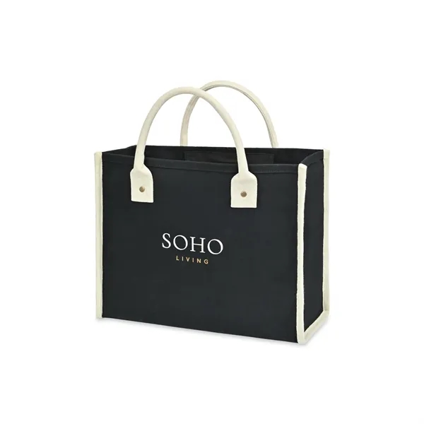 Market Street structured cotton canvas handled tote bag.... from ASI 56070 Gemline / Gemline®