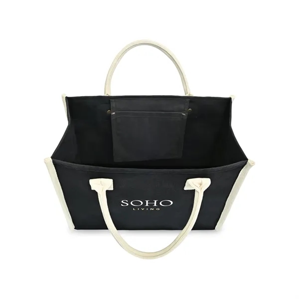 Market Street structured cotton canvas handled tote bag.... from ASI 56070 Gemline / Gemline®