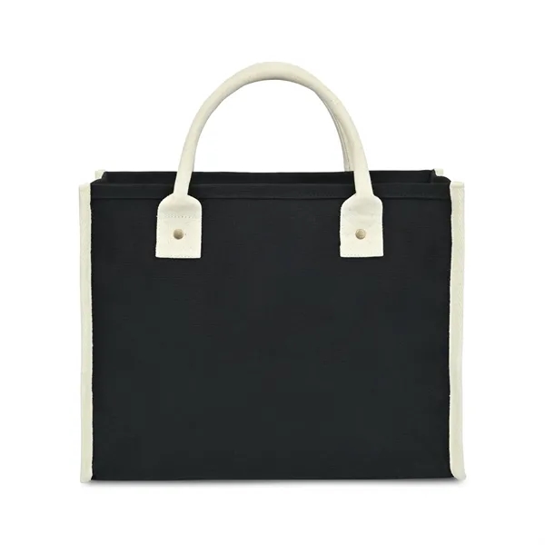 Market Street structured cotton canvas handled tote bag.... from ASI 56070 Gemline / Gemline®