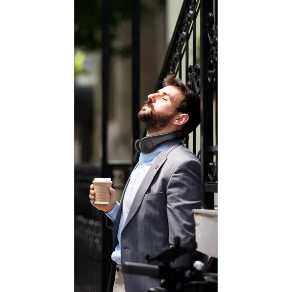 Portable neck fan with bladeless and rechargeable design.... from ASI 56070 Gemline / Gemline®