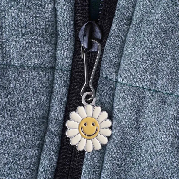 Custom diestruck zipper pull with bold color fills and premium metal... from ASI 61966 HPG / BCG Creations HPG Gold