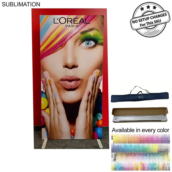 Frontlit SEG Fabric Banner Stand, 40" x 80", no setup charge... from ASI 53509 FIEL-Fairdeal Import & Export