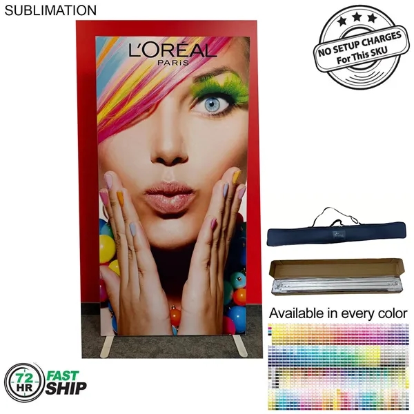 72Hr Fast Ship - Frontlit SEG fabric banner stand, 40" x... from ASI 53509 FIEL-Fairdeal Import & Export