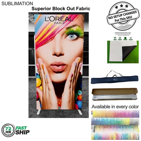 72Hr Fast Ship - Frontlit SEG Fabric Banner Stand, 40" x... from ASI 53509 FIEL-Fairdeal Import & Export