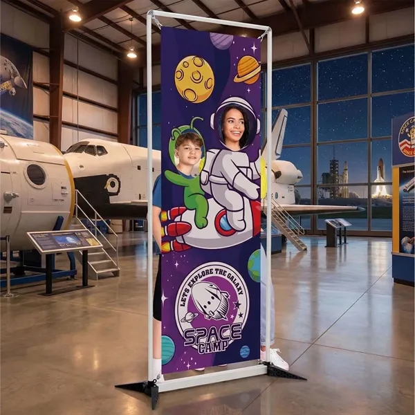 Double face cutout kit with fold-out legs, tension spring with double-sided... from ASI 87188 Showdown Displays