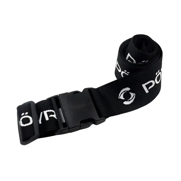 Woven logo luggage strap with buckle lock plus 1-2 color woven... from ASI 37218 Athena Promo (tm)