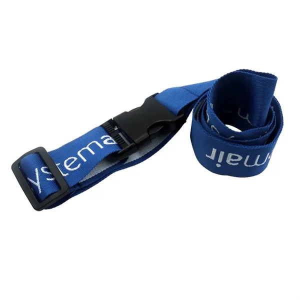 Woven logo luggage strap with buckle lock plus 1-2 color woven... from ASI 37218 Athena Promo (tm)