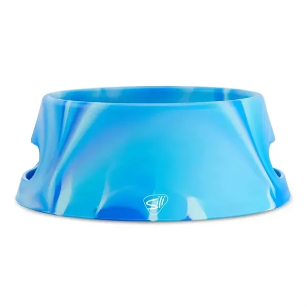 Portable foldable silicone dog bowl with custom imprint, ideal for travel,... from ASI 72657 Active Life Promo / Apres Ski Active Life