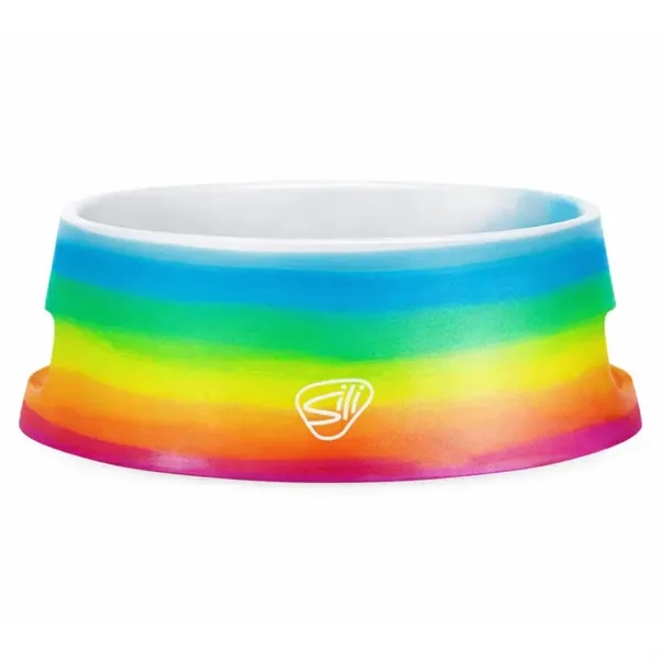 Portable foldable silicone dog bowl with custom imprint, ideal for travel,... from ASI 72657 Active Life Promo / Apres Ski Active Life