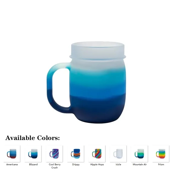 Durable 25oz silicone barrel cup with handle, perfect for custom branding,... from ASI 72657 Active Life Promo / Apres Ski Active Life