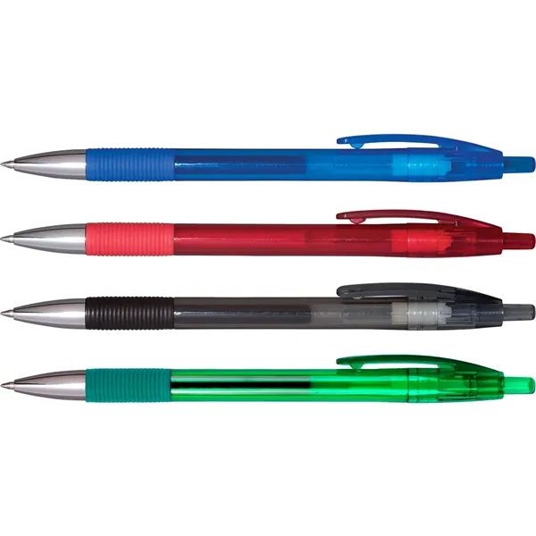 The translucent barrels with coordinating ribbed rubber grip complete a classic,... from ASI 61966 HPG / Hub Pen