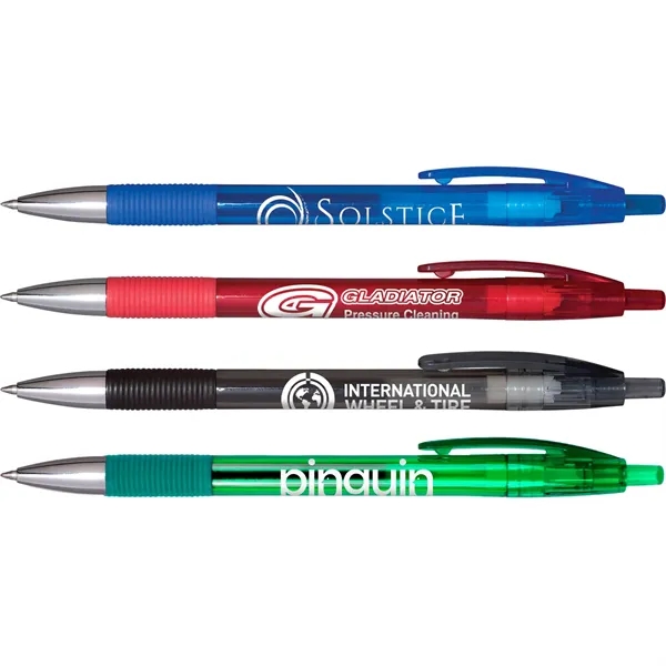 The translucent barrels with coordinating ribbed rubber grip complete a classic,... from ASI 61966 HPG / Hub Pen