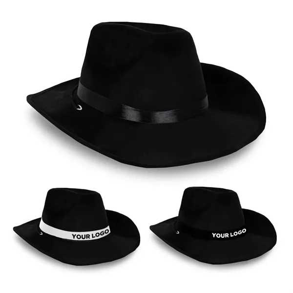 Foam Black Cowboy Hat... from ASI 42016 Brighter Promotions Inc
