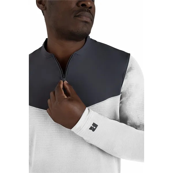 Sideline grid 1/4 zip pullover made of 100% polyester 3D grid... from ASI 37461 Augusta Sportswear