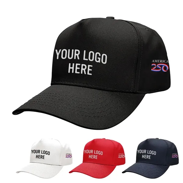 America250™ 5 Panel Structured Cap... from ASI 61125 Hit Promotional Products / Hit®