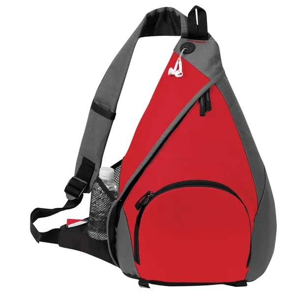 Feature-packed sling backpack with organizer, bottle pocket, and compression straps-ideal for... from ASI 46420 Continental Mkting Svc Inc / CMBags