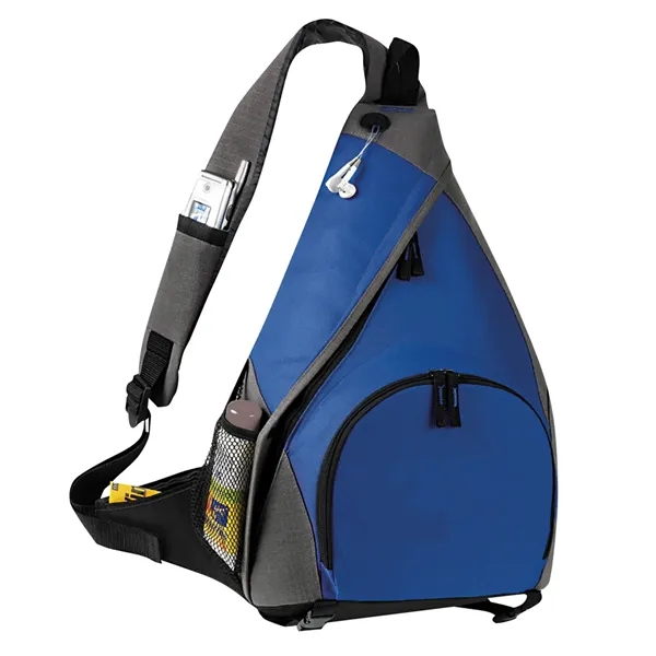 Feature-packed sling backpack with organizer, bottle pocket, and compression straps-ideal for... from ASI 46420 Continental Mkting Svc Inc / CMBags