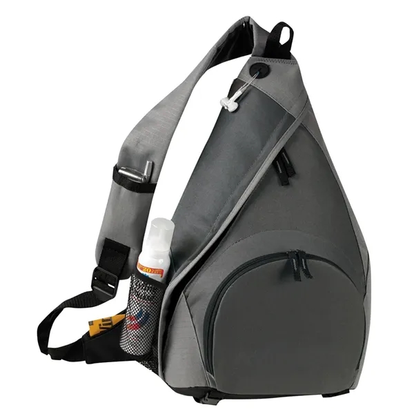 Feature-packed sling backpack with organizer, bottle pocket, and compression straps-ideal for... from ASI 46420 Continental Mkting Svc Inc / CMBags