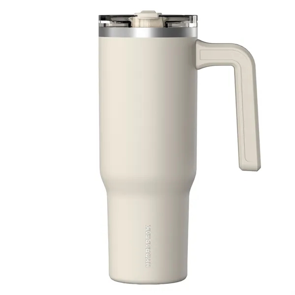 Bulk 32oz Voyager: 24h cold/12h hot. Leak-proof lid, straw, handle &... from ASI 57371 Eyevertising / Bold Promo