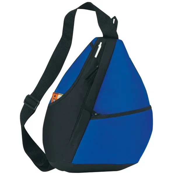 Feature-rich sling backpack with multiple pockets and headphone port, offered as... from ASI 46420 Continental Mkting Svc Inc / CMBags
