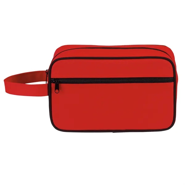 Simple amenity kit with front zip pocket and grab handle -... from ASI 46420 Continental Mkting Svc Inc / CMBags