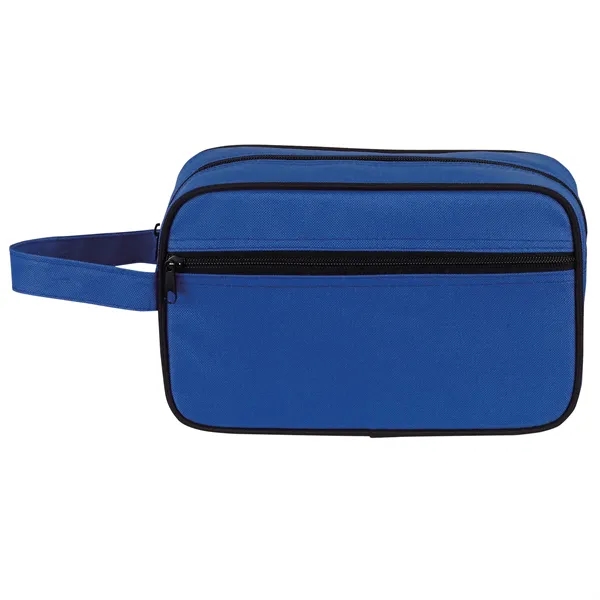 Simple amenity kit with front zip pocket and grab handle -... from ASI 46420 Continental Mkting Svc Inc / CMBags