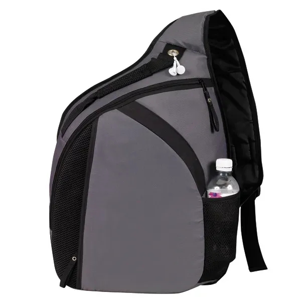 Laptop-ready sling backpack with padded compartments and tech-friendly features.... from ASI 46420 Continental Mkting Svc Inc / CMBags