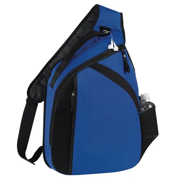 Laptop-ready sling backpack with padded compartments and tech-friendly features.... from ASI 46420 Continental Mkting Svc Inc / CMBags