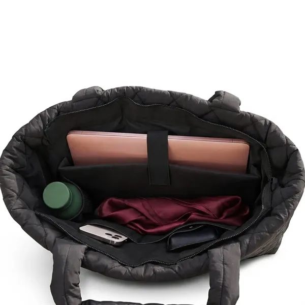 Spacious organization with a refined finish The Venus Tote combines recycled... from ASI 88660 Spector & Co.