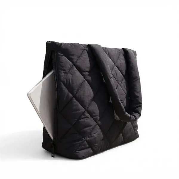 Spacious organization with a refined finish The Venus Tote combines recycled... from ASI 88660 Spector & Co.