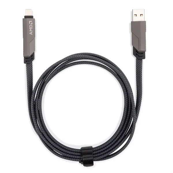 The Amur Universal 4-in-1 Charging Cable is a versatile and eco-friendly... from ASI 84592 St Regis Group