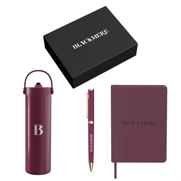 Gift Set includesP926 - LARGE JOURNAL GIFT BOX - BOTTLE FITDW340... from ASI 88660 Spector & Co.