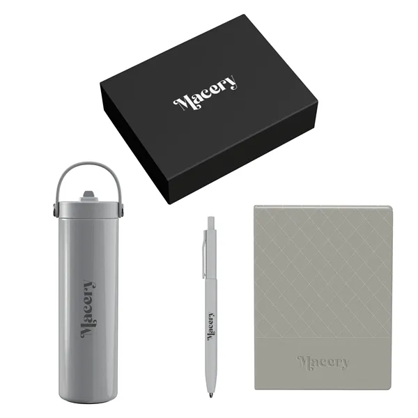 Gift Set includesP923 - MEDIUM JOURNAL GIFT BOX - BOTTLE FITDW340... from ASI 88660 Spector & Co.