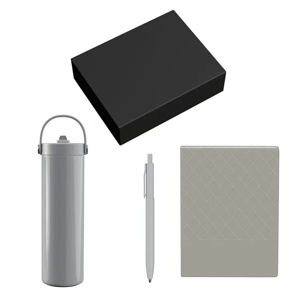 Gift Set includesP923 - MEDIUM JOURNAL GIFT BOX - BOTTLE FITDW340... from ASI 88660 Spector & Co.