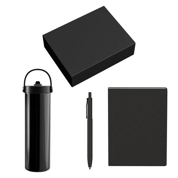 Gift Set includesP923 - MEDIUM JOURNAL GIFT BOX - BOTTLE FITDW340... from ASI 88660 Spector & Co.