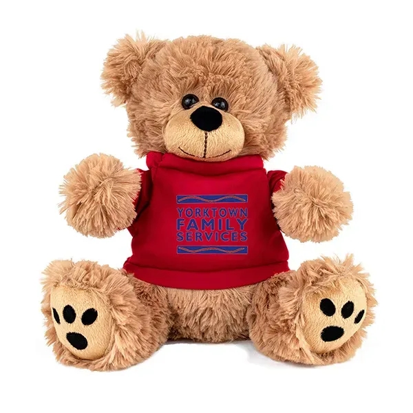 8" plush teddy bear with custom color t-shirt.... from ASI 62660 Innovation Line