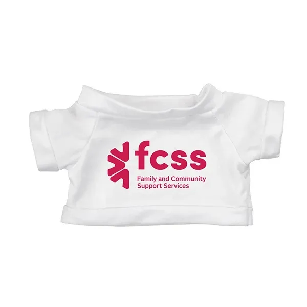 8" plush teddy bear with custom color t-shirt.... from ASI 62660 Innovation Line