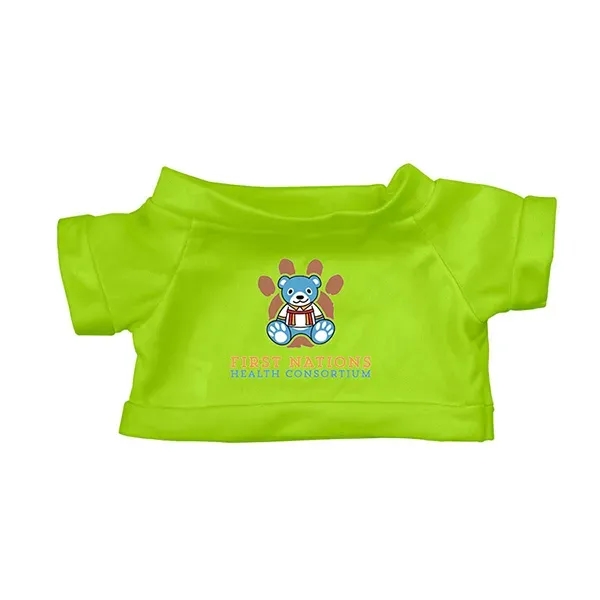 8" plush teddy bear with custom color t-shirt.... from ASI 62660 Innovation Line