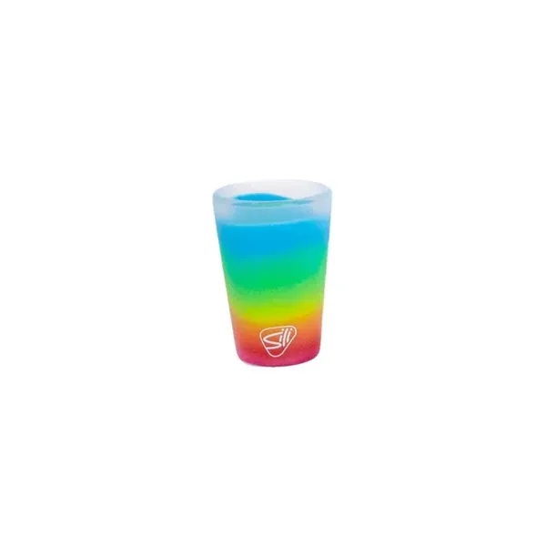 Durable silicone 1.5 oz shot glass in vibrant colors, ready for... from ASI 72657 Active Life Promo / Apres Ski Active Life