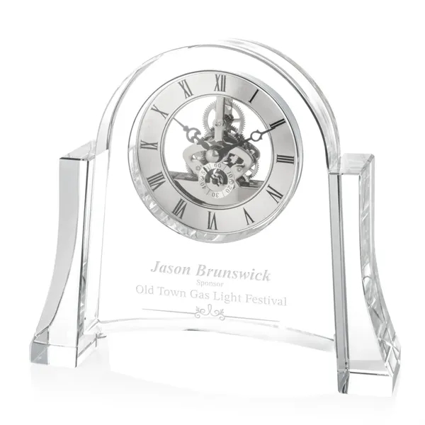 The Sulfolk Clock is a stunning optical crystal timepiece featuring a... from ASI 84592 St Regis Group / St Regis
