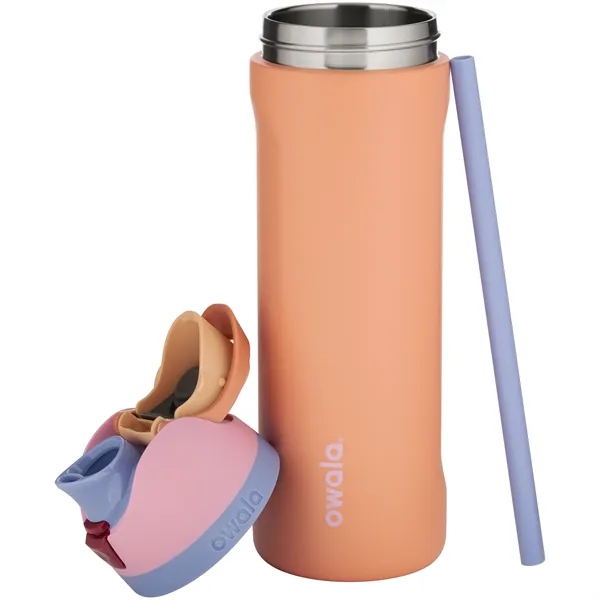 24 oz double wall 18/8 stainless steel thermal bottle with copper... from ASI 51197 ETS Express, LLC