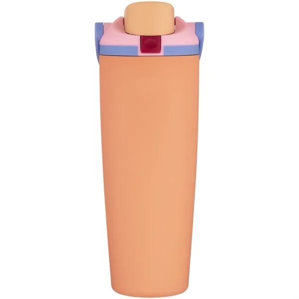 30 oz insulated stainless steel bottle with FreeSip straw lid, push-button... from ASI 51197 ETS Express, LLC