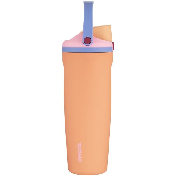 30 oz insulated stainless steel bottle with FreeSip straw lid, push-button... from ASI 51197 ETS Express, LLC