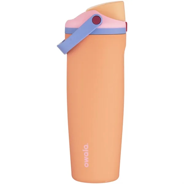 30 oz insulated stainless steel bottle with FreeSip straw lid, push-button... from ASI 51197 ETS Express, LLC