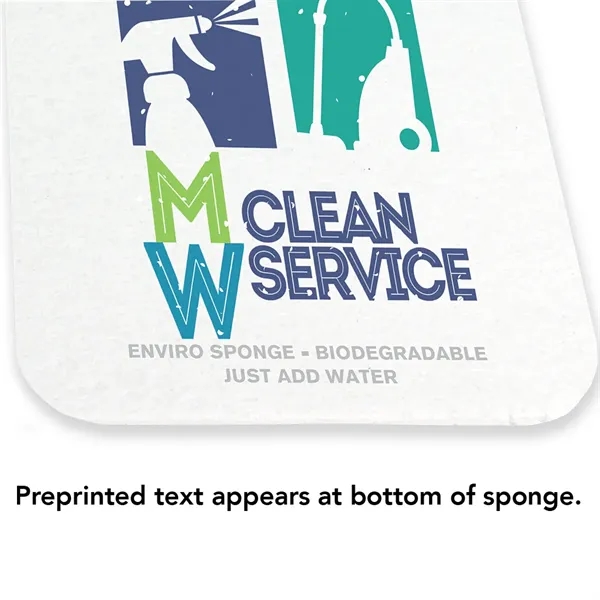 Enviro Cellulose Sponge, Full Color Digital... from ASI 30270 Aakron Line