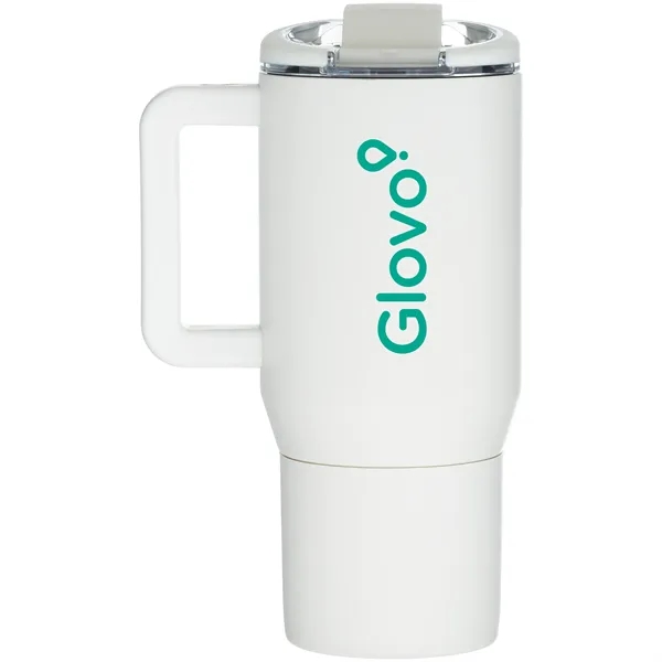 20 oz insulated stainless steel travel mug with ceramic lining, snap... from ASI 51197 ETS Express, LLC