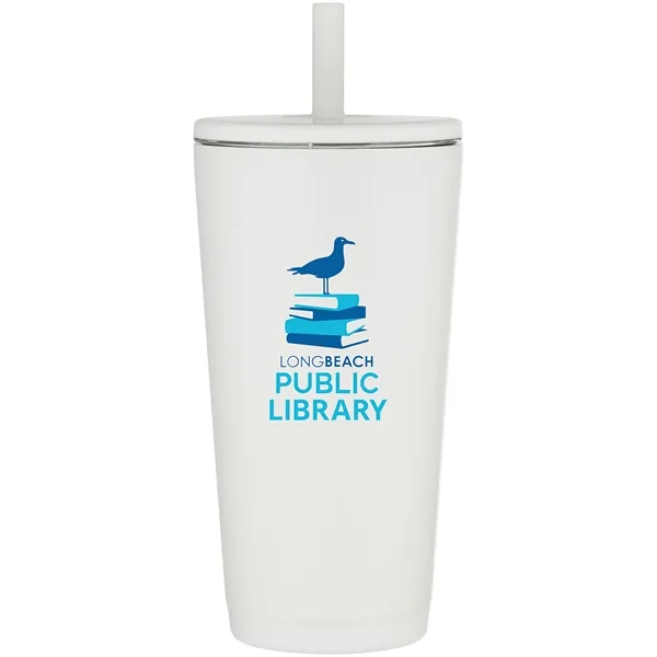 20 oz insulated stainless steel tumbler with ceramic lining, straw lid,... from ASI 51197 ETS Express, LLC