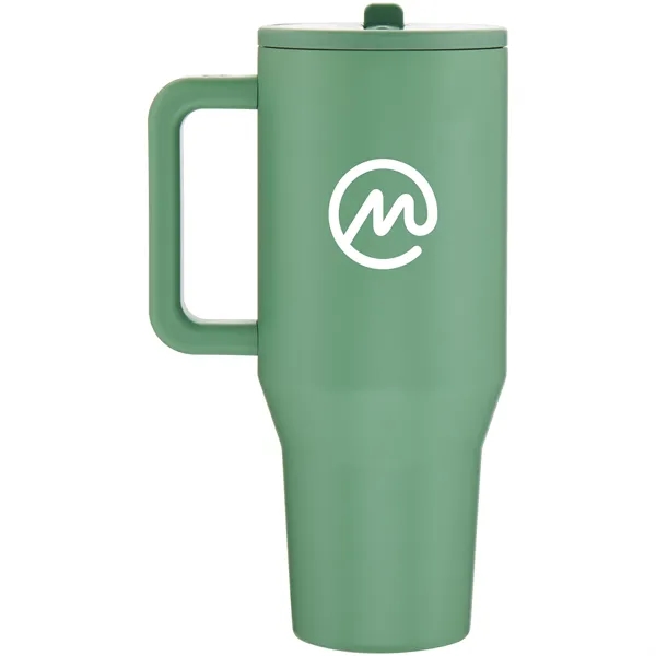 40 oz double wall 18/8 stainless steel thermal tumbler with copper... from ASI 51197 ETS Express, LLC