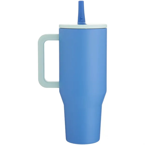 40 oz double wall 18/8 stainless steel thermal tumbler with copper... from ASI 51197 ETS Express, LLC