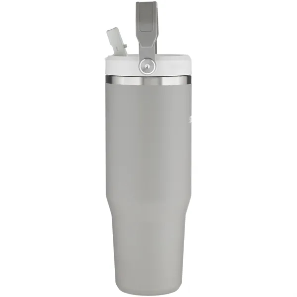 30 oz insulated stainless steel tumbler with flip straw lid, snap... from ASI 51197 ETS Express, LLC